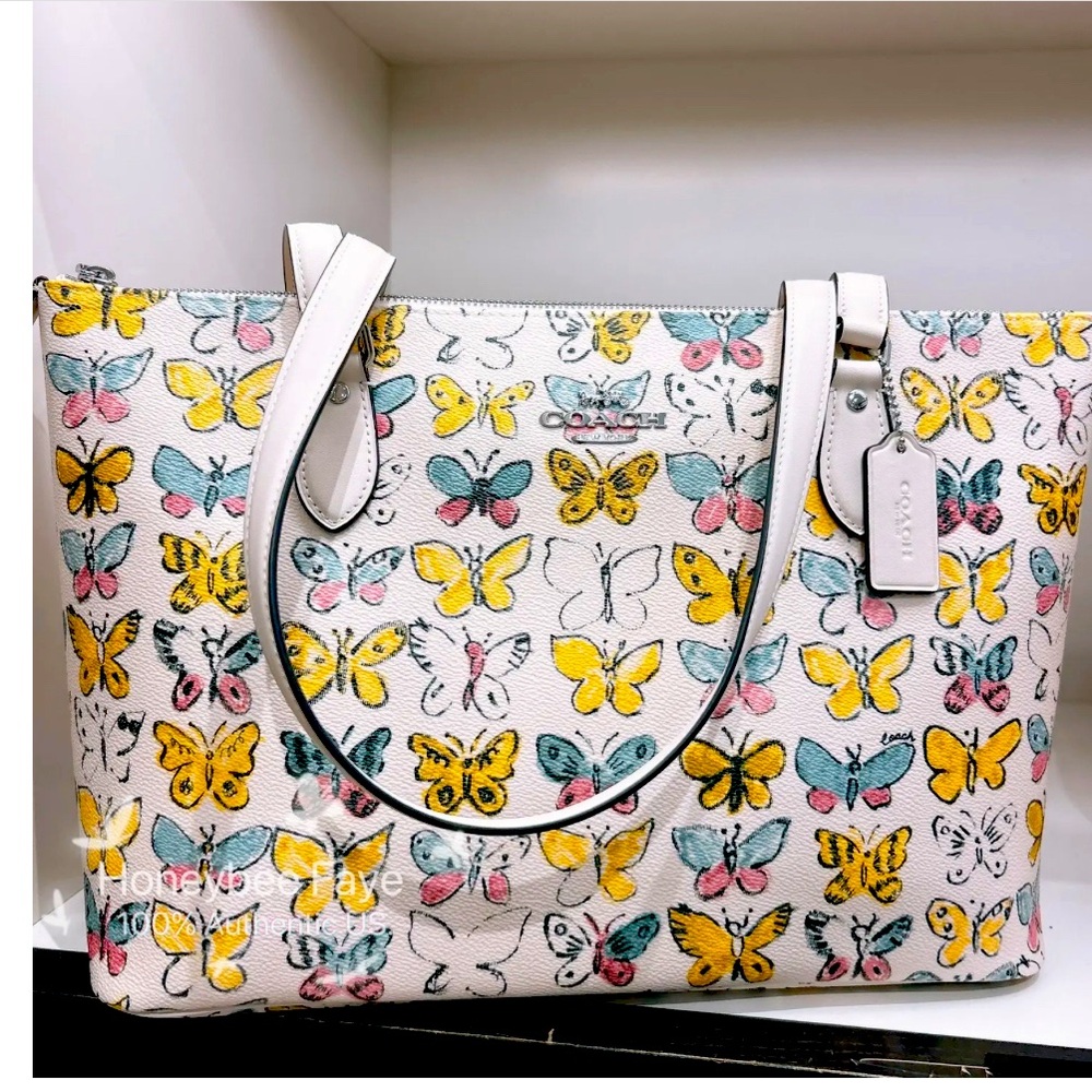 Coach Butterfly Tote NEW - Picture 9 of 9